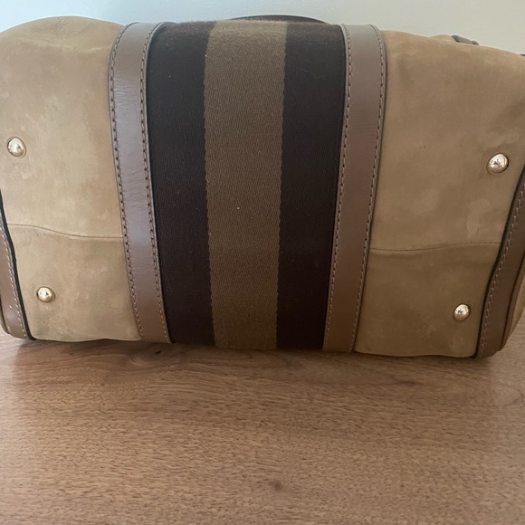 Gucci authentic Boston Joy Bag, suede beige. - Picture 3 of 6